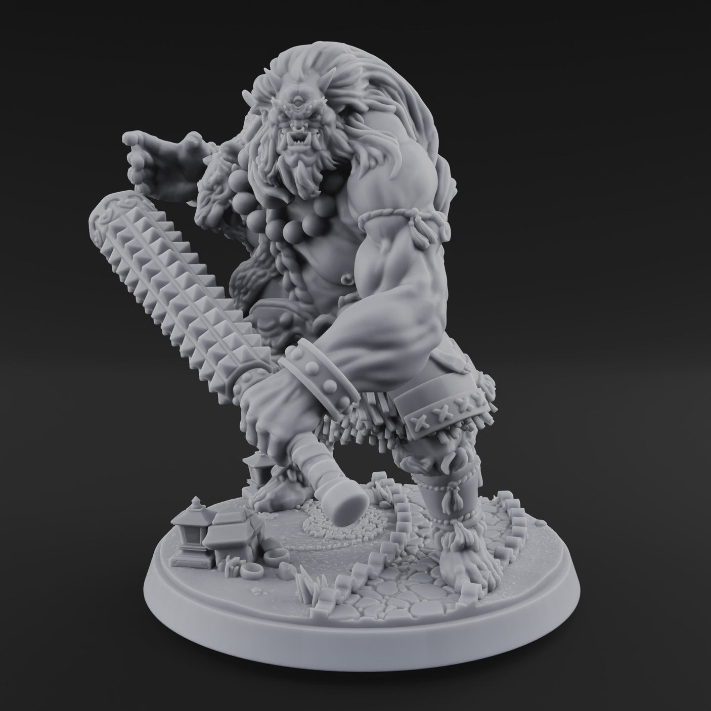 Shouldering The Cudgel Oni Brutes B