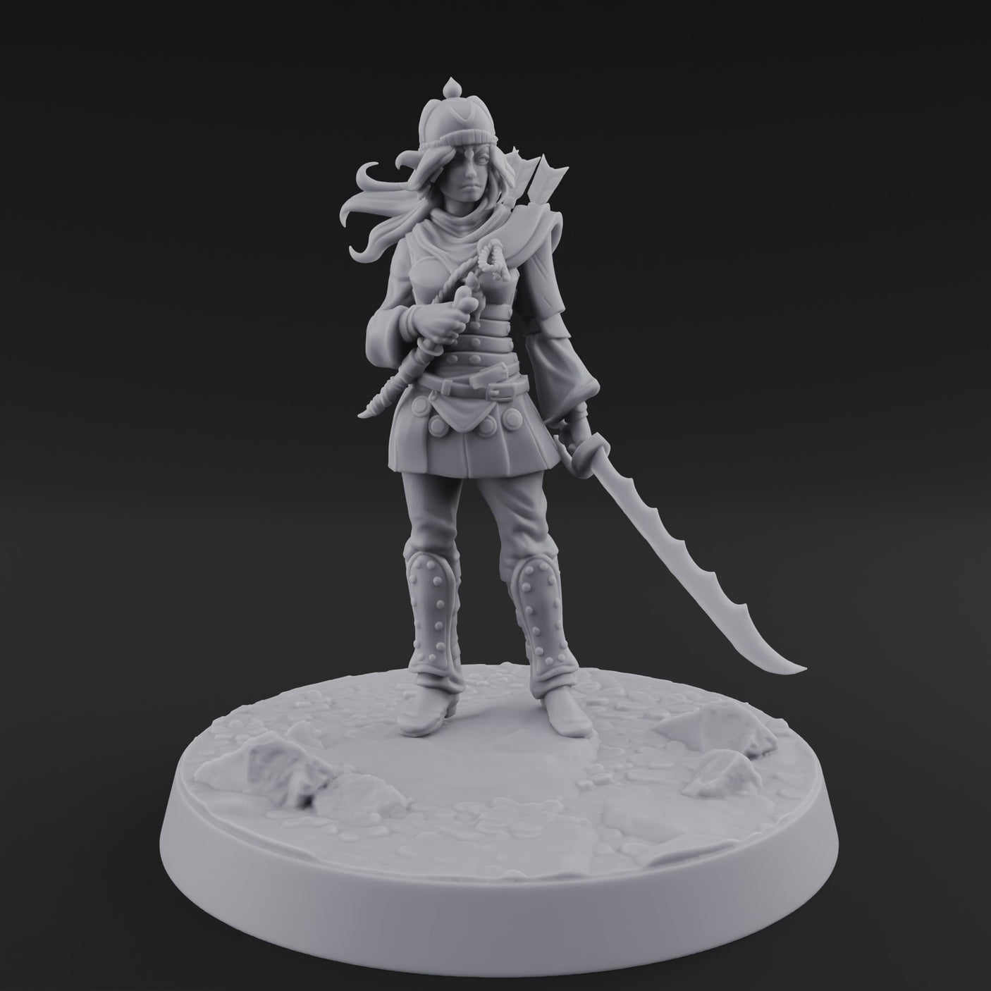 Serrated Blade Human Warrior