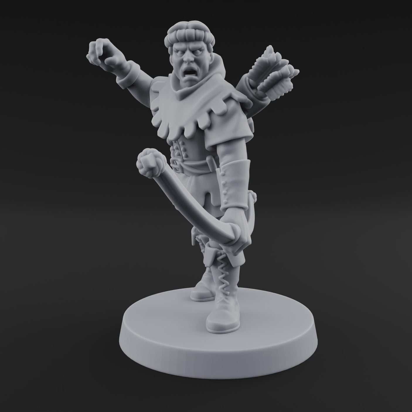 Miffed Human Archer