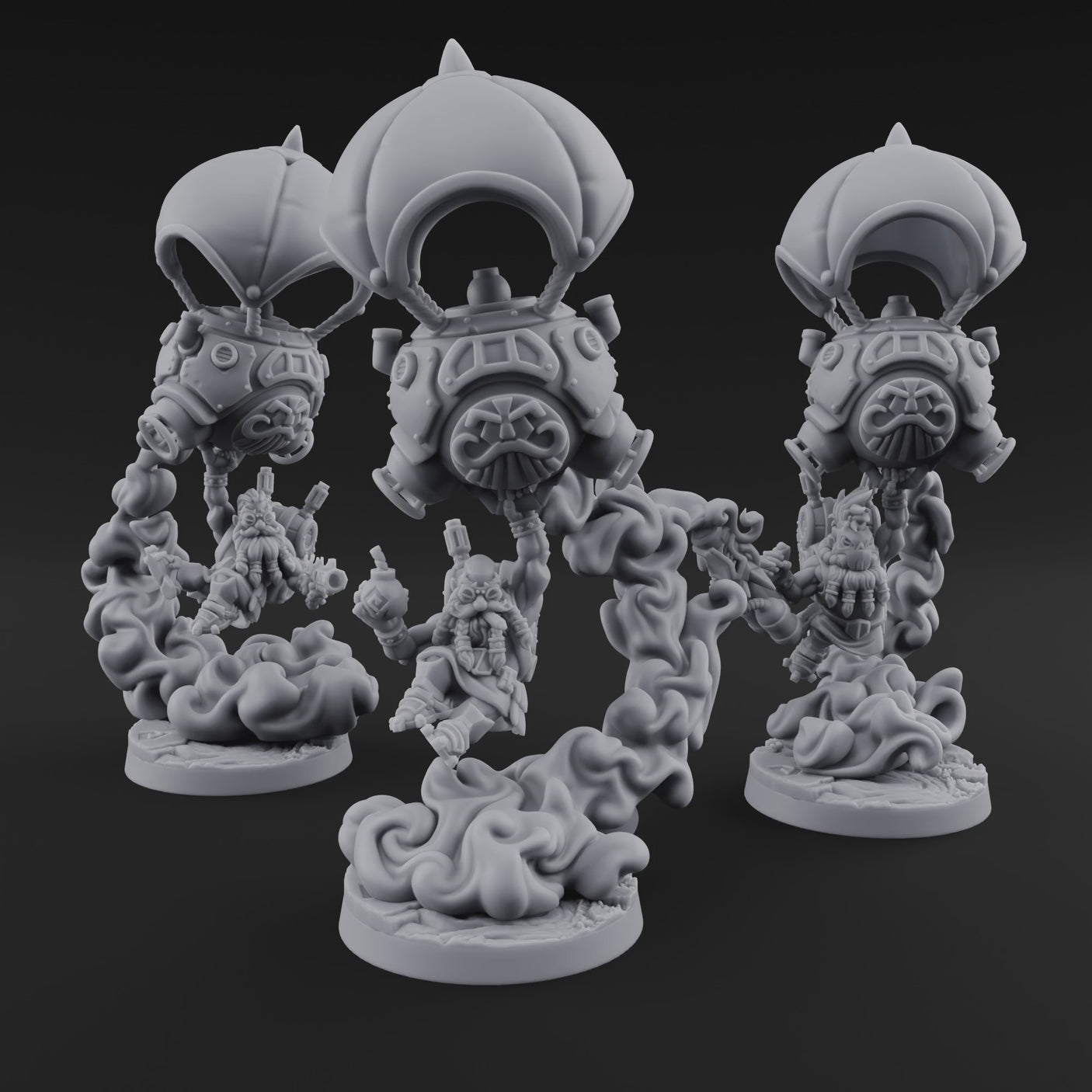Floating Above Dwarf Bombardiers