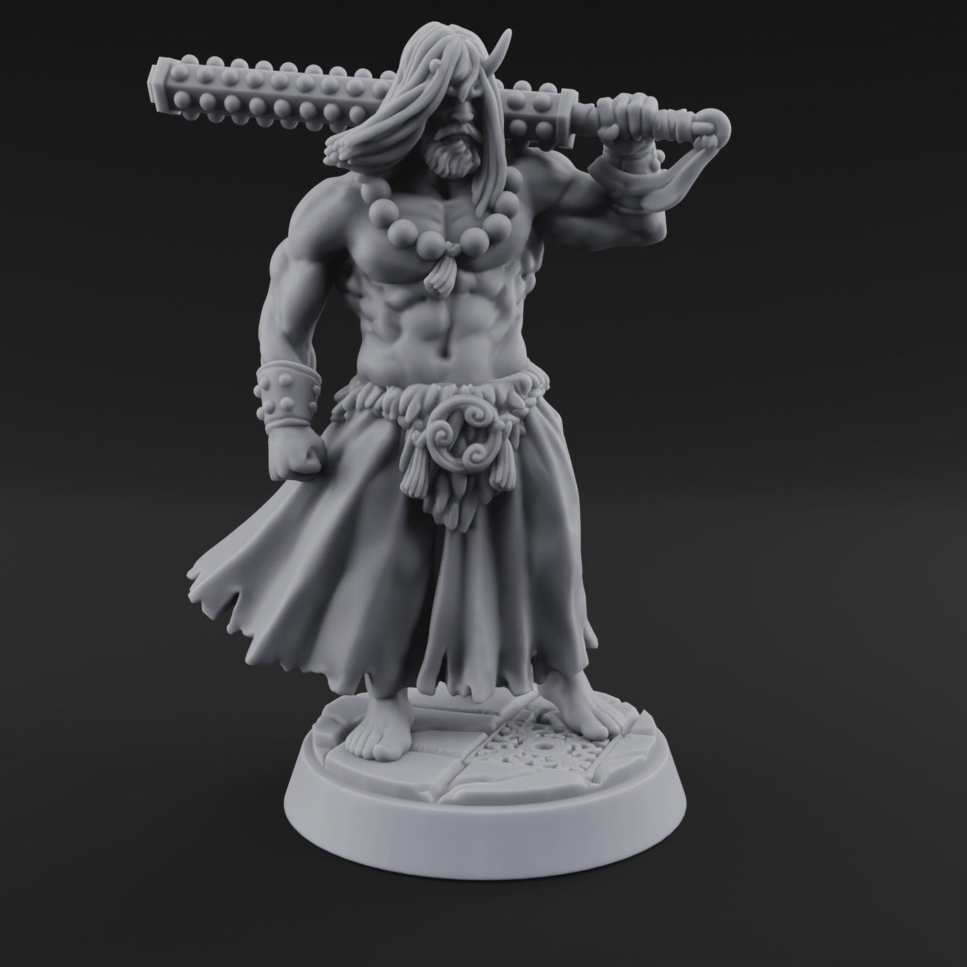 Shoulder Hoisting Human Warrior