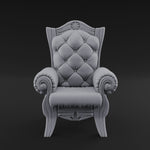 Tufted-Throne Noble's Chair