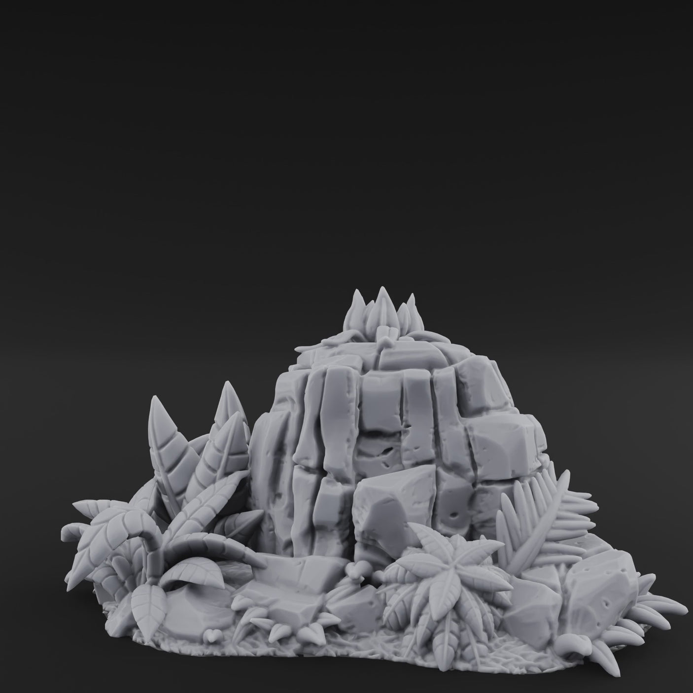 Overgrown Jungle Flora Cluster B