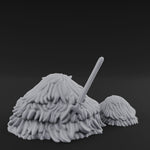 Pitchfork-Pierced Hay Pile