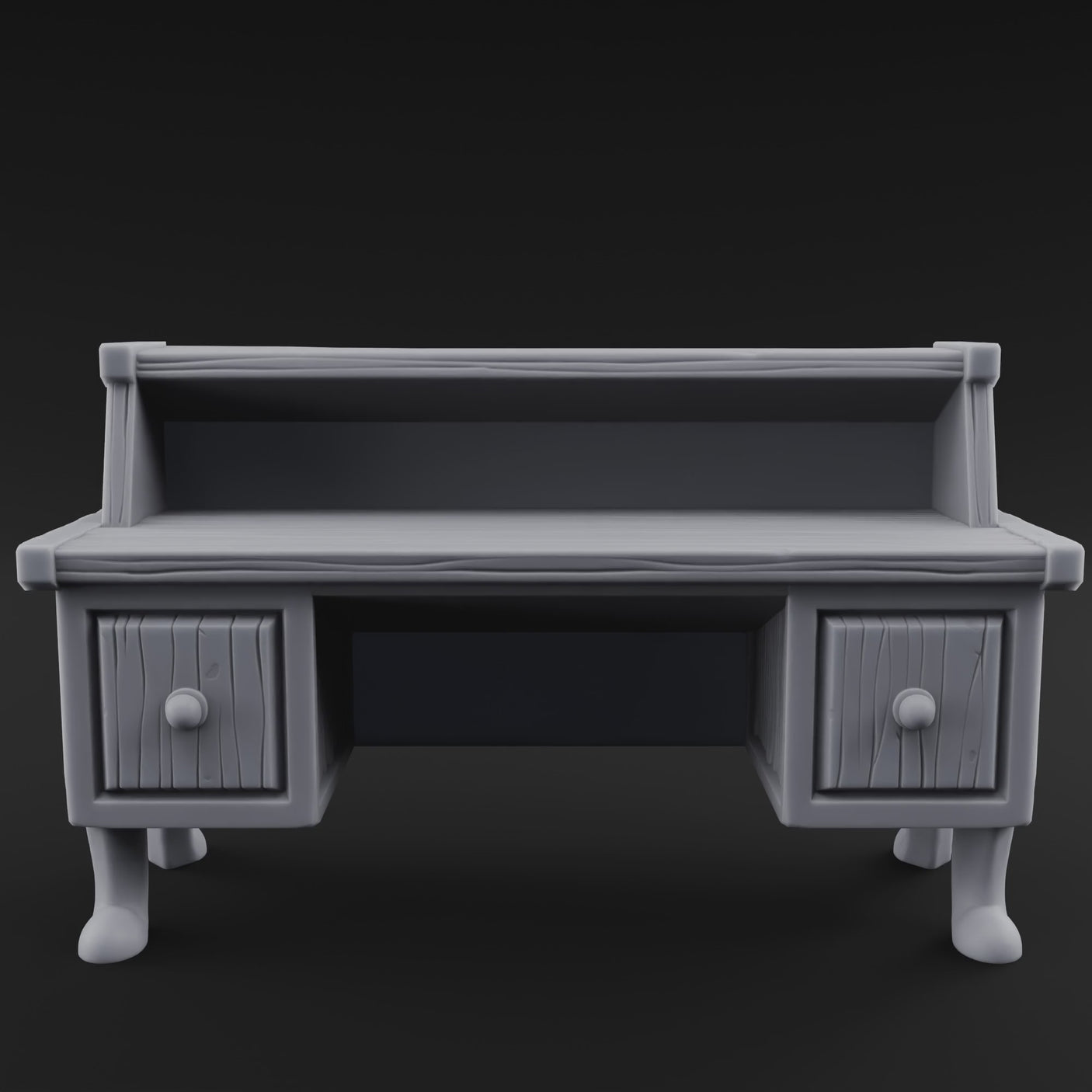 Drawer-Fronted Merchant Counter