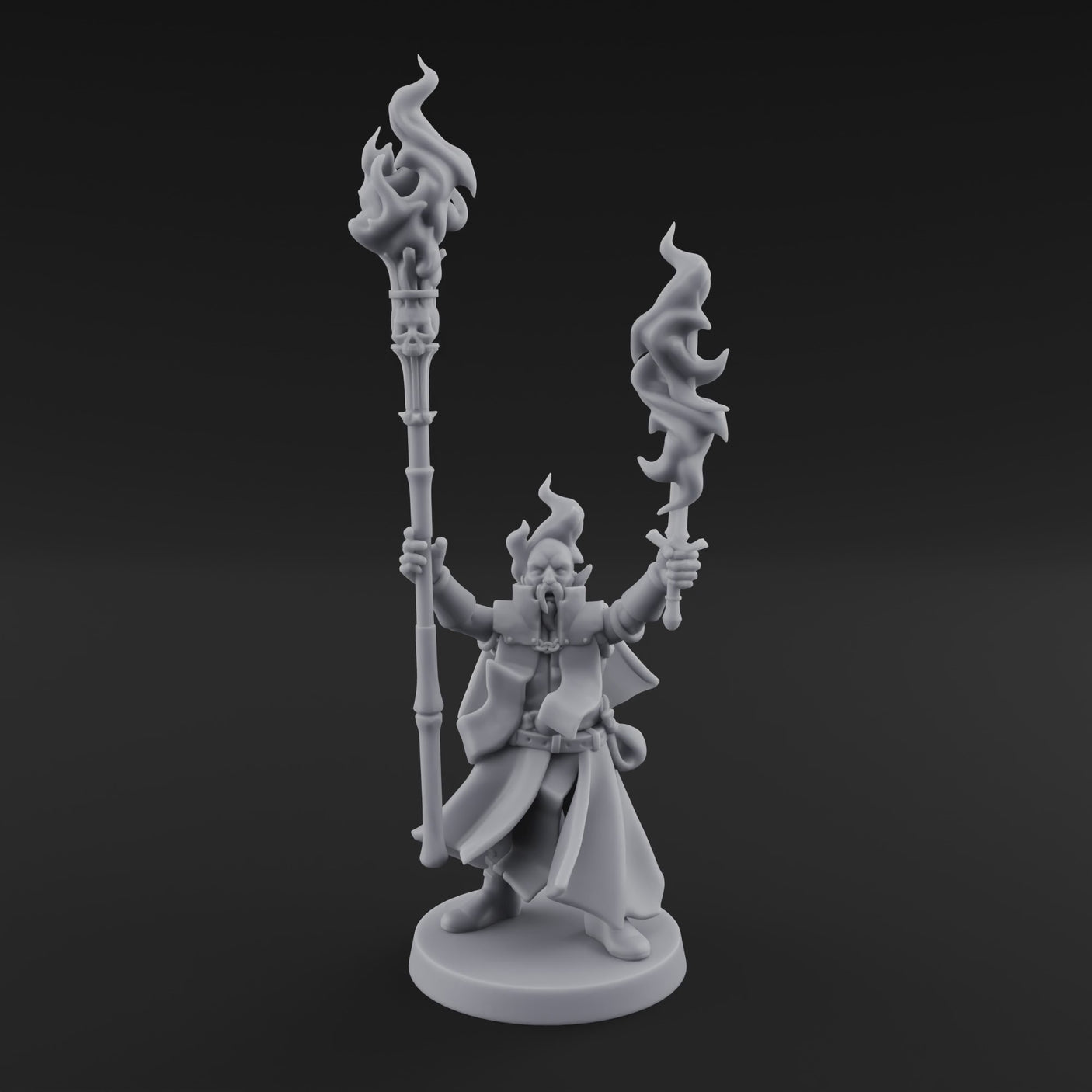 Torches Held High Fire Mage