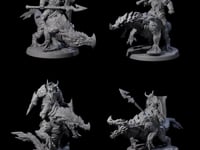 Four Surprise Dwarf Drake Riders