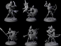 Six Clattering Skeletons