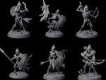 Six Clattering Skeletons