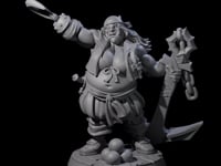 Tenacious Half Orc Quartermaster Pirate