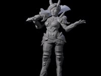 Unimpressived Tiefling Warrior
