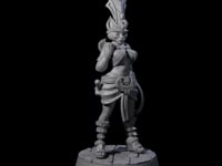 Striking Tabaxi Adventurer