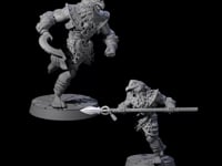 Two Running Aarakocra Guards