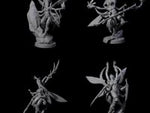 Four Chitinous Psionic Seers