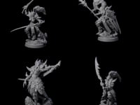 Four Corrupted Hive Protectors