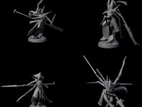Four Corrupted Mariliths