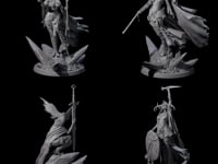 Four Serene Priestesses Of Death