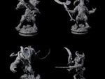 Four Moon Workshipping Minotaurs