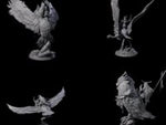 Four Moon Zealots with Giant Owls