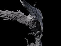 Moon Zealot with Giant Owl A