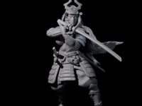Flowing Katana Samuari
