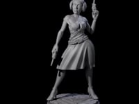 Gun Toting Flapper
