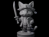 Cute Pirate Kitty A
