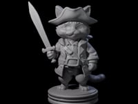 Cute Pirate Kitty D