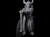 Armoured Dwarf Barbarian