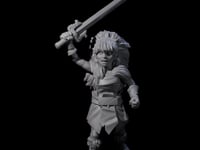 Charging Gnome Barbarian