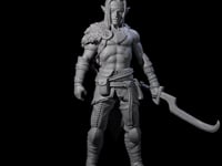 Dangerous Elf Barbarian