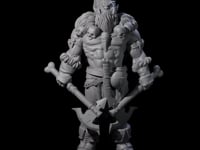 Duel Axe Orc Barbarian