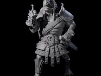 Pointing Female Tortle Barbarian