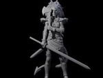 Prepared Female Tiefling Barbarian