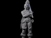 Waiting Orc Female Barbarian