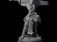 Muscular Female Barbarian