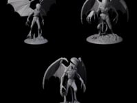 Three Haunting Nightgaunts
