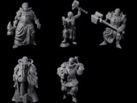 Five Pious Battle Priests