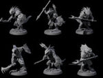Six Spiky Lizardfolk