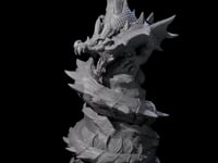 Coiled Roaring Wyrm