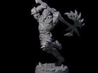 Swinging Mega Axe Barbarian
