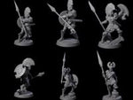 Six Greek Inspired Spear Hoplites