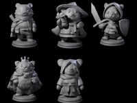 Five Cute Woodland Ursines
