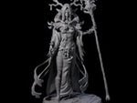 Blindfolded Dark Elf Witch F