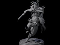 Cloaked Dark Elf Assassin A