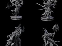 Four Ancient Dark Elf Druids of the Underdark