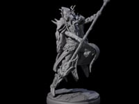 Leaping Dark Elf Underdark Guardian A