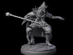 Leaping Dark Elf Underdark Guardian C