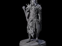 Leaping Dark Elf Underdark Guardian B
