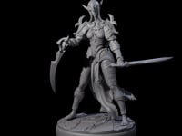 Masked Dark Elf Rogue L